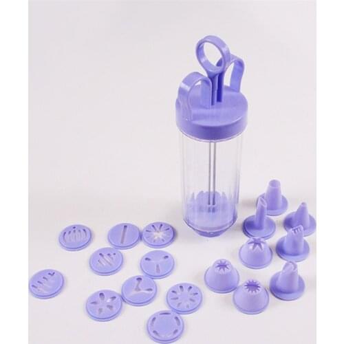 Nozzles Icing Piping Cream Muffin Cake Decorators Decorating Tip Sets DIY Pastry Syringe Extruder Pen Spray Gun Head Cake Tools