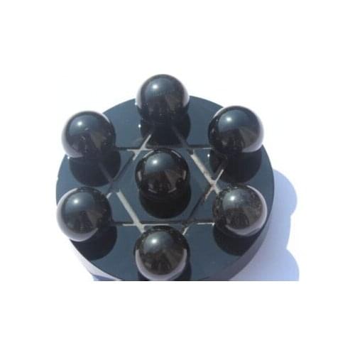 Natura Obsidian ball CRYSTAL ball Seven star array HEALING+obsidian standing