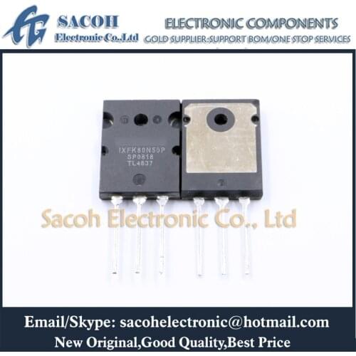 Free Shipping 5Pcs IXFK80N50P IXFK80N50Q3 IXFK80N60P3 TO-264 80A 500V PolarHV HiPerFET Power MOSFET