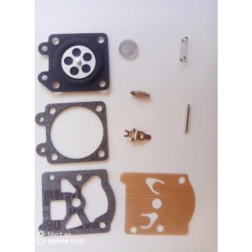 1set 5200 5800 Carburetor Diaphragm Gasket Repair Kit w/Screw Pin for Chainsaw 38/45/52/58 Carb Rebuild Chainsaw Parts