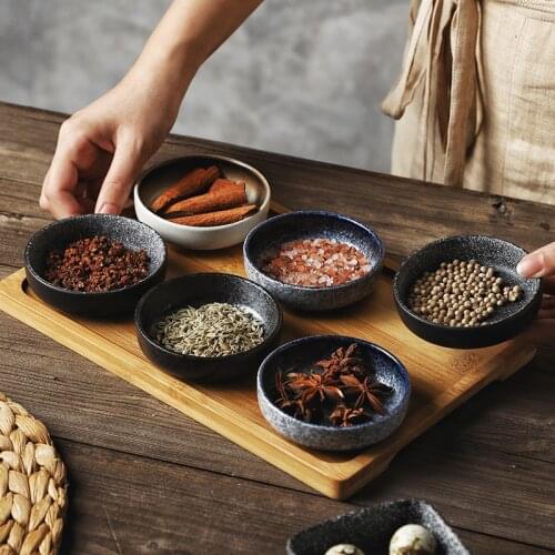 Japanese grilled meat saucer vinegar sauce sauce sauce dish saucelet small pre-dinner dish Nordic ceramic small dish