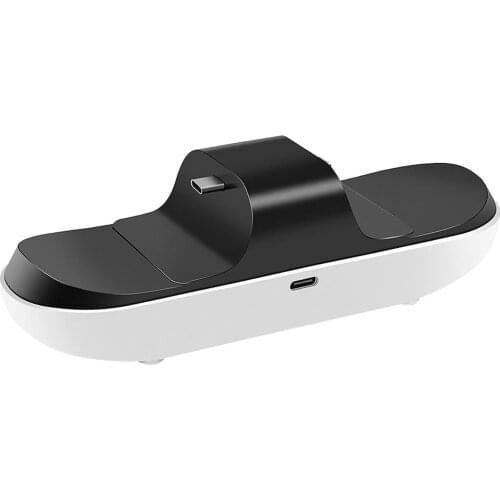 Controller Charger, for 5 Charging Station Dock, Safety Chip Protection, Dual USB Type C Fast Charging, for Sony Controller
