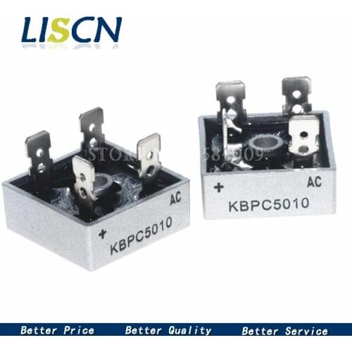 1pcs KBPC5010 50A 1000V Diode Bridge Rectifier kbpc5010
