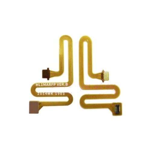 10pcs Home Button Fingerprint Touch ID Sensor Connector Flex Cable For Huawei Nova 4 4e Connector Ribbon