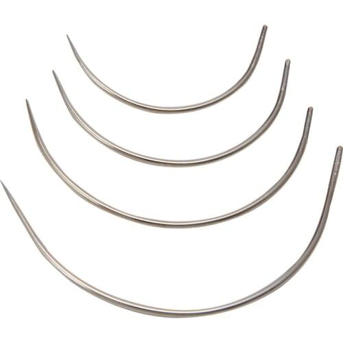 4pcs Hand Sewing Needles Set Household Repair Curved Mattress Carpet Needle