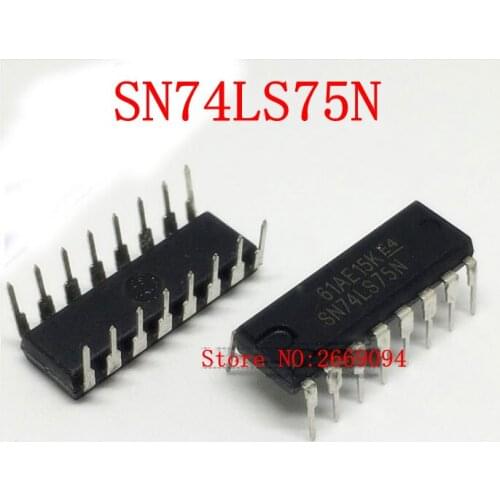 5PCS /10PCS /50PCS /100PCS Free shipping HD74LS75P 74LS75P DIP16 HD74LS75 DIP SN74LS75N 74LS75N 74LS75 new and original IC