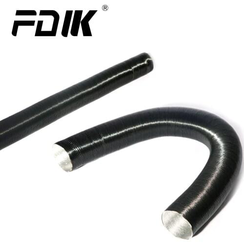 60 77 90mm Air Pipe Exhaust Fan Alum Hose Corrugation Intake Outlet Tube Car Air Conditioning Truck Webasto Heater Accessories