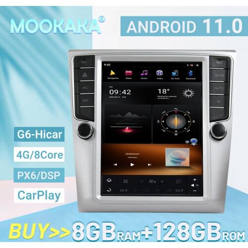 For Volkswagen Magotan 2009-2015 4G Tesla Screen Android Px6 Car Multimedia Stereo Player Carplay GPS Navigation Head Unit DVD