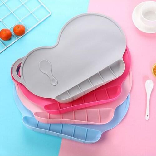 Baby Silicone Waterproof Placemat Kids Dinning Table Pads Non-Slip Tableware Mat Heat Insulation Coaster for Kids Baby Dinner