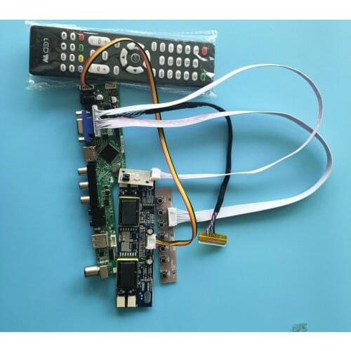 For LM190E08-TLB4 30pin Digital Signal VGA kit Controller Board HDMI LCD 4 lamps Resolution TV 1280X1024 19" VGA AV
