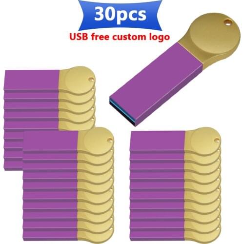 30pcs/lot free Custom logo USB 3.0 Original usb flash drive pendrive 128gb 64gb 32gb 16gb High speed pen drive memory stick