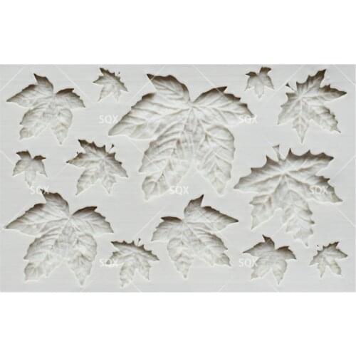 13 pc Maple Leaf Cake Baking Molds,Moule Silicone,Cake Decorating Tools Pastry Tools Kitchen AccessoriesSQ16330