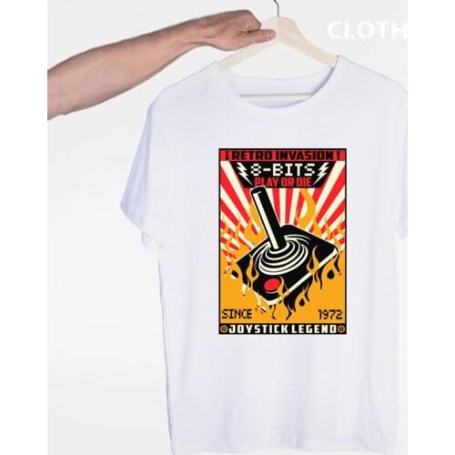 Atari Arcade Enthusiasts Atari Games Printed Short Sleeve T-shirt Oversized T Shirt Men Spring Summer Tees