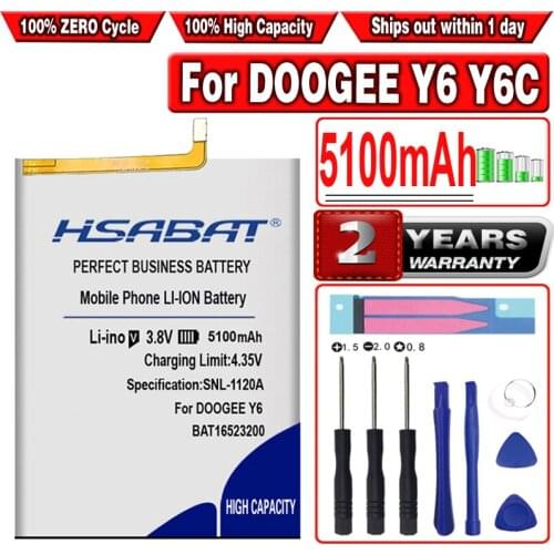 HSABAT DOOGEE Y6C Phone Batteries China