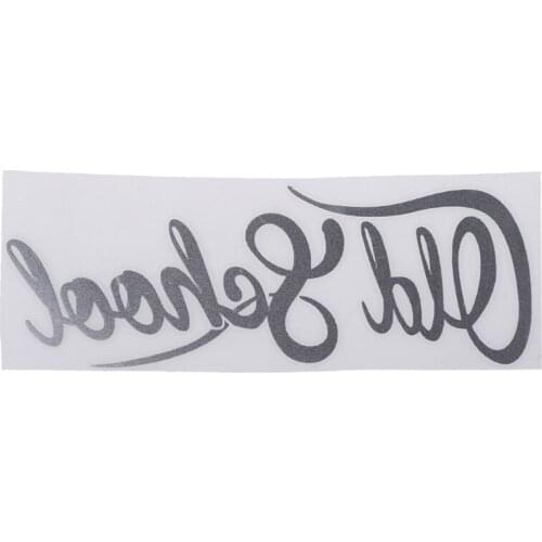 19x7CM OLD SCHOOL Vinyl Custom Classic Car Styling Decal Sticker Car Accessories F19A