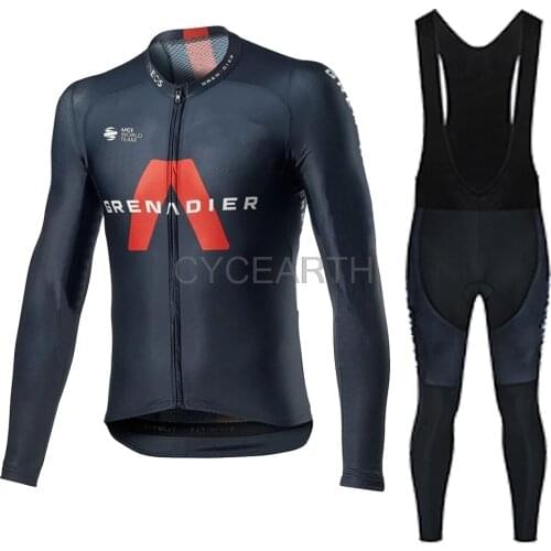 INEOS Grenadier 2020 Breathable Long Sleeve Cycling Set MTB Bike Clothing Summer Bicycle Jerseys Clothes Maillot Ropa Ciclismo