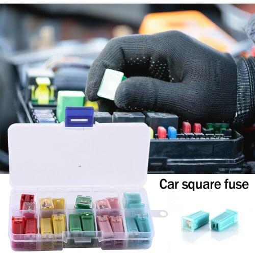 12-32V Medium Size Car Fuse Assortment 20A 30A 40A 50A 60A Fuse Set Auto Car Truck With Box Clip