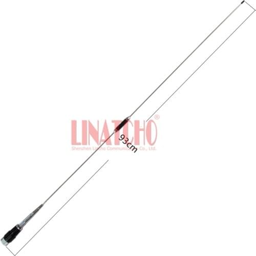 Stainless steel detachable 2 parts car radio UHF PL259 433MHz vehicle omni whip antenna