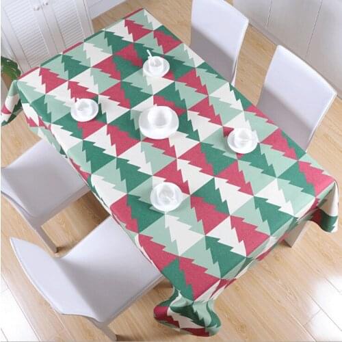 Newest Waterproof Oil Proof Printing Washable Polyester Tablecloth Dinner Room Table Cloth Rectangle Banquet Table Cloth