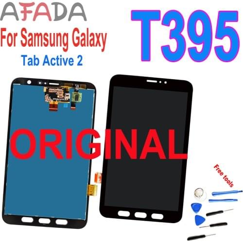 Original 8" For Samsung Galaxy Tab Active 2 T395 SM-T395 LCD Display Touch Screen Digitizer Panel Assembly Replacement Parts