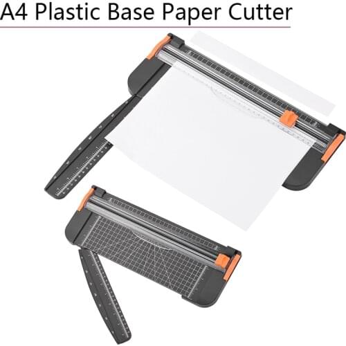 Portable A4 Plastic Base Ruler Paper Cutter Cutting Mats Office School Supplies Trimmer Scrapbooking Tools Cutting Machine