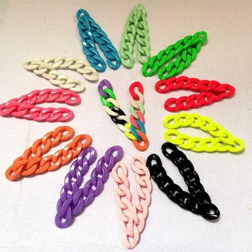 Candy Color round shape resin strap For Handbag bag clear design elegant lady shoulder bag belt Acrylic easy matching bag belts