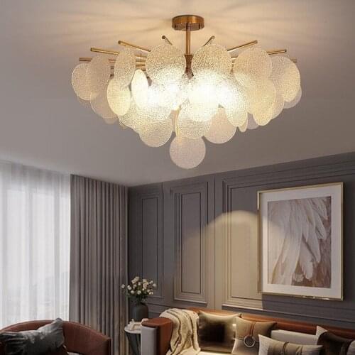 Luxury Crystal Led Chandelier Living Dining Room Lamp Modern Villa Restaurant Hotel Bedroom Nordic Household Decor Chandelier