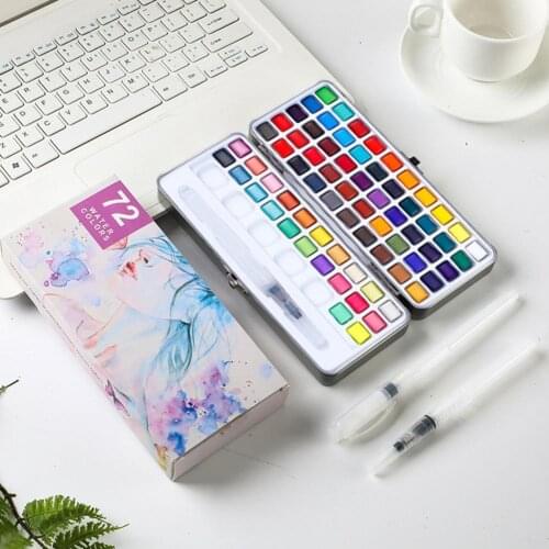 50/72/90Color Pearlescent Iridescent Pen Hight Purity Various Colors Portable Pearlescent Iridescent Pen for Watercolor Lovers