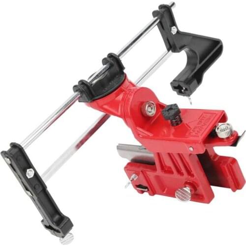 Manual Chain Sharpener Chainsaw Chain Filing Guide Bar Mounted Sharpener Precise Sharpening Grinding Tool