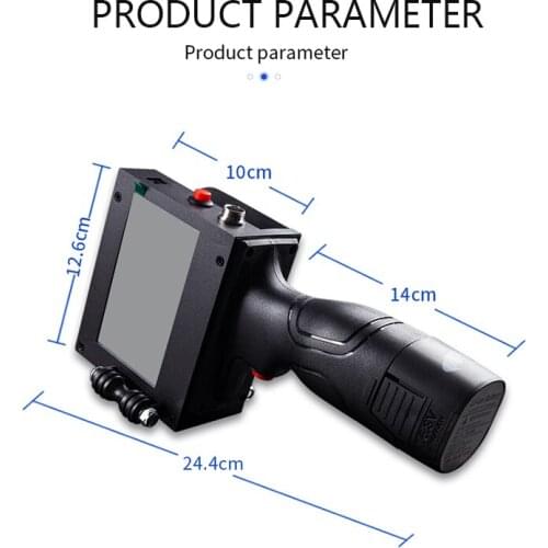 Handheld Smart Inkjet Printer Portable Automatic Date Printer Coding Machine Label Barcode QR Code Coding Device