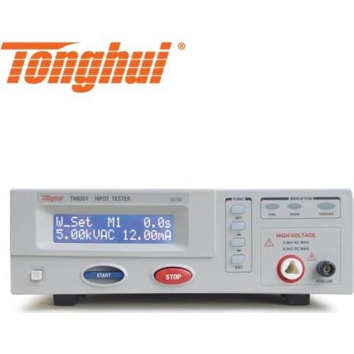TH9301 Ac/dc withstand voltage insulation tester/Electrical safety tester 5KV/AC 6KV/DC