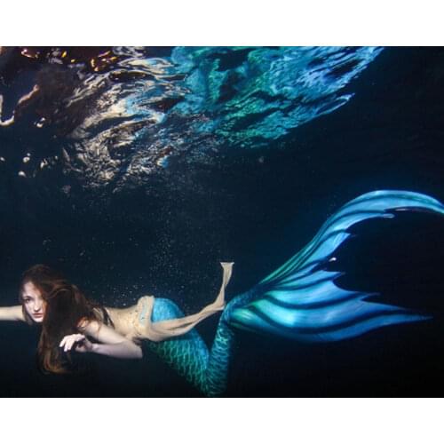 2020 HOT Adult Kids Customize Women Girls Swimable Mermaid Tails with Flipper Beach Costumes Mermaid Swimsuits Mermaid Cosplay