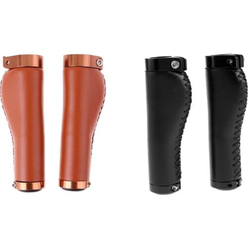 1 Pair Handle Handlebar Lock On Anti Slip Grips End for Outdoor Cycling Mountain MTB Bike Bicycle Parts Accessories