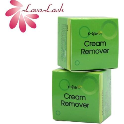 2 Bottles K-glue Green Cream Remover for Eyelash Extensions Glue 15g/bottle Original Korea Eyelash Shop Makeup Tools Wholesale