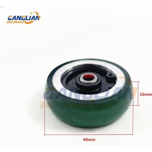 2 Pieces KBA 105 Rubber Wheel 48X6X16mm Printing Machine Spare Parts
