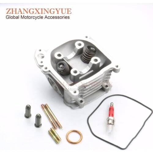 39mm-52mm EGR Cylinder Head Kit & A7TC Spark Plug for Benzhou City Star Formula One YY50QT- 6/6A/15/14/26 GY6 50cc 139QMB