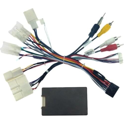 Car 16PIN Audio Power Cord Radio Wiring Harness with Canbus Box for Subaru Forester 2017-2019