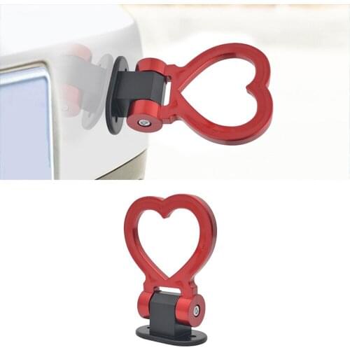 Car Towing Hook Decoration Trailer Hook Eye Towing Front Rear Towing Trailer Traction Hooks Decoration For Cars SUV Trucks