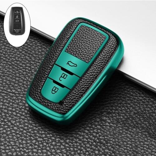 Car Key Case Cover For Toyota Corolla Accessories Holder Shell Keychain Protect car styling
