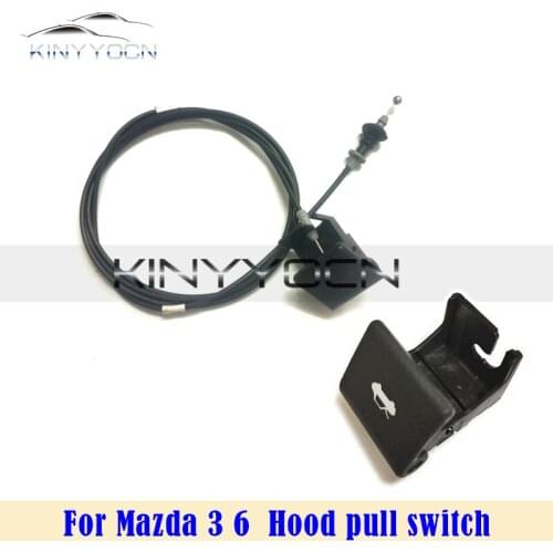 For Mazda 2 3 6 Mazda6 Besturn B50 B70 Hood Pull Switch Hood Handle Cable Engine Cover Steel Wire