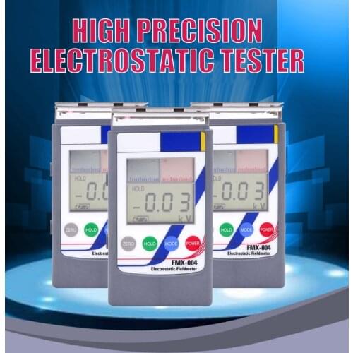 Electrostatic Field Meter FMX-004 ESD Test Meters Electrostatic Tester Pocket Size Electrostatic Field Meter
