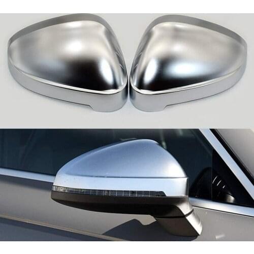 Car Rearview Mirror Cover Side Wing Covers Side Mirror Caps for A4 B9 S4 A5 S5 RS5 Allroad Quattro Sline 2017-2020