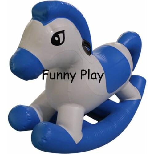 Air sealed inflatable rocking horse inflatable jump horse rocking horse for kids and adults pink riding horse Ride On Pony Hop