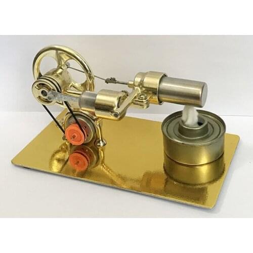 Hot Air All Metal Stirling Engine Motor Power Generator Air Stirling Engine Electricity Generator