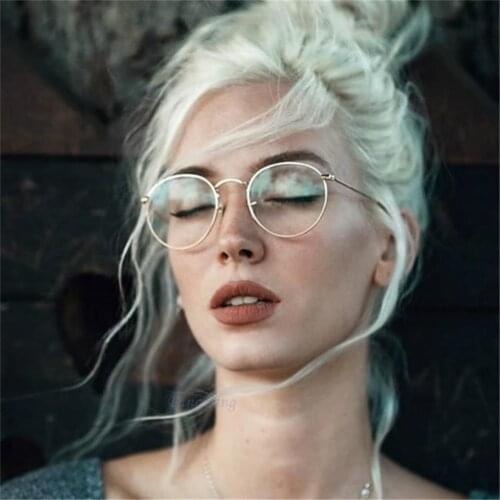 Iboode Finished Myopia Glasses Woman Men Retro Metal Round Frame Myopia Optical Glasses Shortsighted Oculos -0.5 1.5 2.5 3.0 4.0
