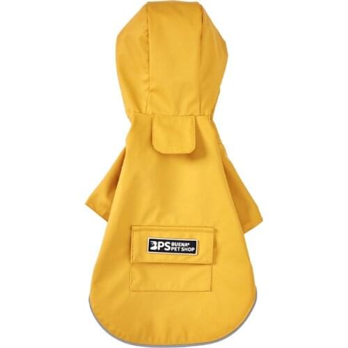 Popular dog raincoat hooded four legged clothes waterproof all inclusive small dog pet raincoat