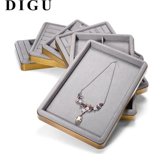 Portable Rosewood Ring Necklace storage box walnut box small solid wood ring jewelry box