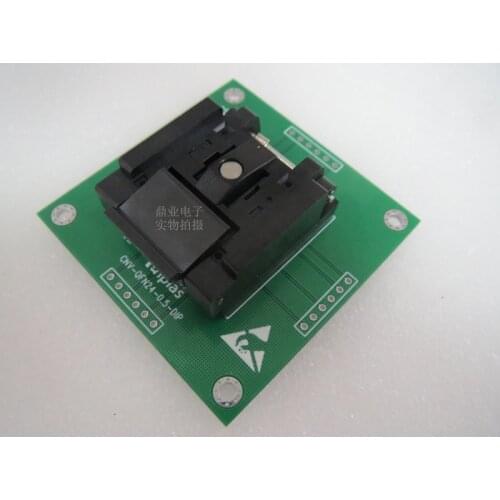 Clamshell QFN-24BT-0.5-01 QFN24-DIP24 4*4mm spacing 0.5mm ENPLAS IC Burning seat Adapter testing seat Test Socket test bench