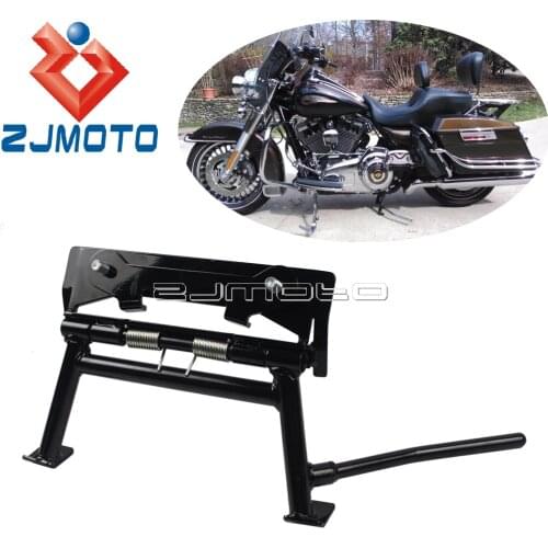Bagger Manual Center Stand For Harley Road King Ultra Classic Electra Glide Sport Road Glide Easy Up Center Stand 1980-2008