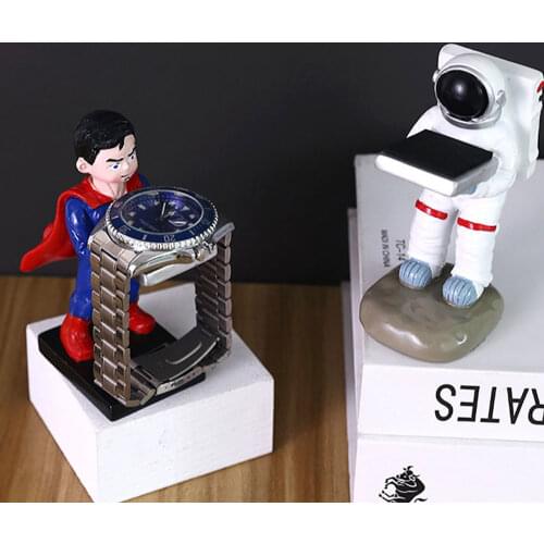Resin Watch Stand My Old Housekeeper Astronaut Watch Storage Boxes Case Fashion Watch Display Case Jewelry Gift Organizer